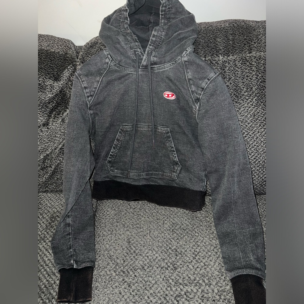 Diesel Track Black Hoodie